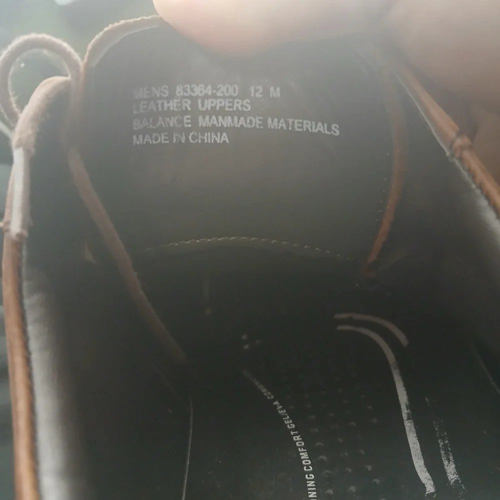 Nunn Bush Mens Brown Leather Lace Up Dress Shoes Size 12 M 83364‎ 200